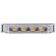 Van Master VMGLED4GA 9-30V R65 IP69K Slim 4 LED Amber Grill Warning Light PN: VMGLED4GA